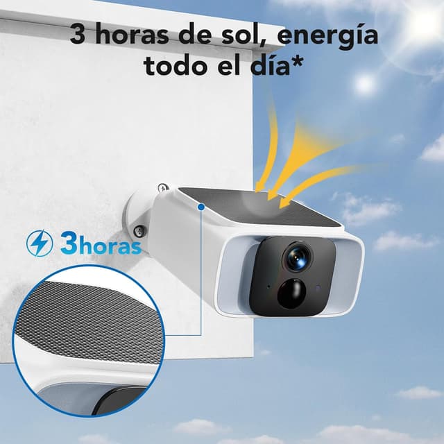 Thumbnail 2 de GNCC 2K 4MP Cámara exterior WiFi solar
