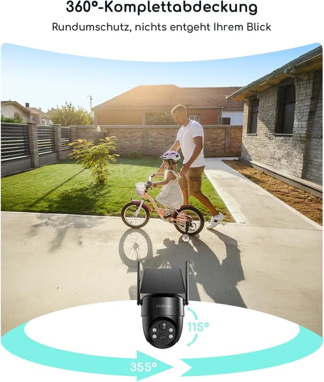 Thumbnail 5 de COOAU Überwachungskamera 2K