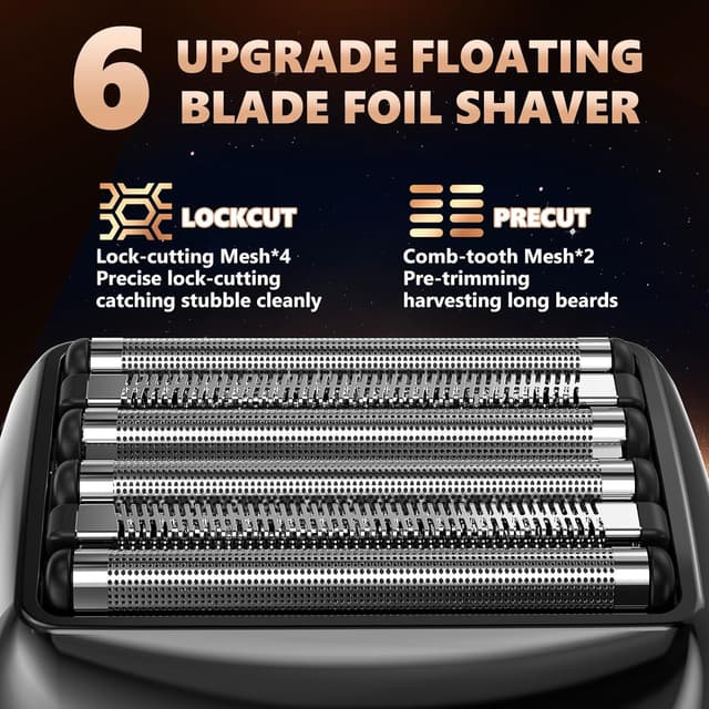 Detalle 2 de VIISHARE Electric Foil Shaver 90min