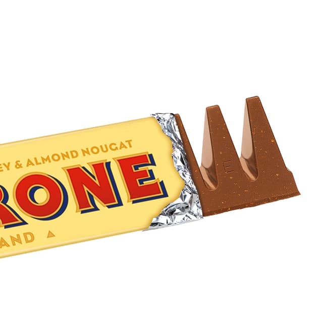 Detalle 1 de Toblerone Schokolade Riegel – Schweizer Milchschokolade mit Honig- und Mandelnougat, 24 x 35g