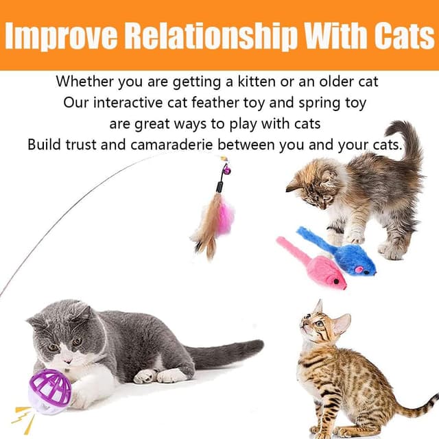 Detalle de Speedy Panther 14-pack interactive cat toys