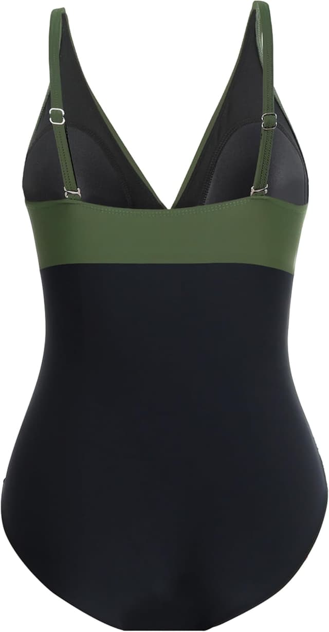 Thumbnail 4 de LA ORCHID Einteiliger Badeanzug Push-Up V-Ausschnitt