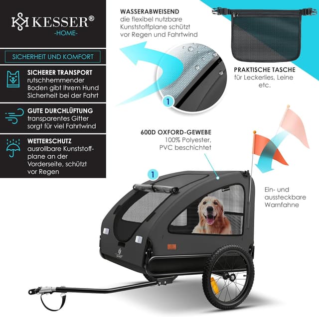 Thumbnail 3 de KESSER Boxer Hundeanhänger 250L