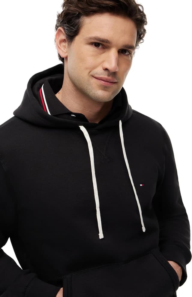 Detalle de Tommy Hilfiger Men’s Essential Regular Fit Fleece Hoodie