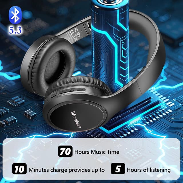 Detalle 2 de 70H Bluetooth Over-Ear Headphones 70H Playtime