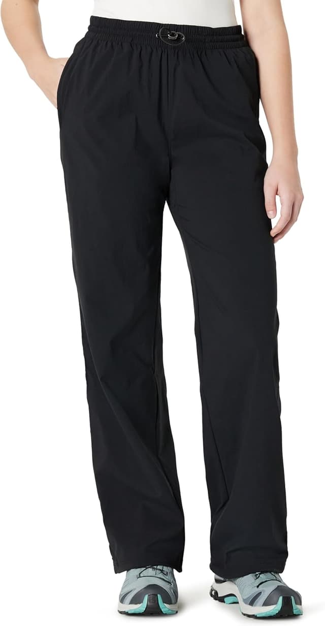 Detalle de Amazon Essentials Donna pantaloni da trekking tecnici idrorepellenti a vita alta con fit rilassato