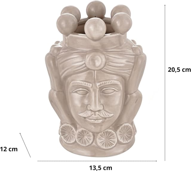 Detalle 2 de Baroni Home Testa di Moro in ceramica