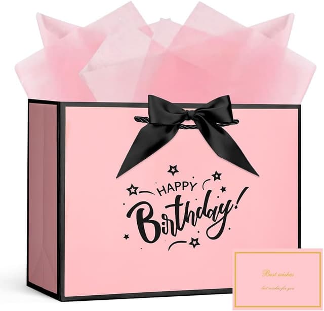 Imagen de AOOSU Geschenktüte Geburtstag mit 32×22×10 cm en OfertitasTOP