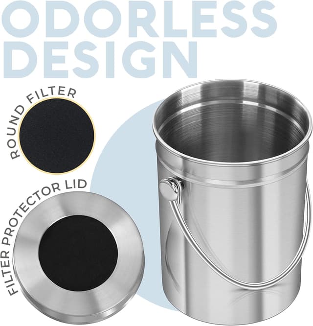 Thumbnail 4 de EPICA 1.3 Gallon Countertop Compost Bin ๐