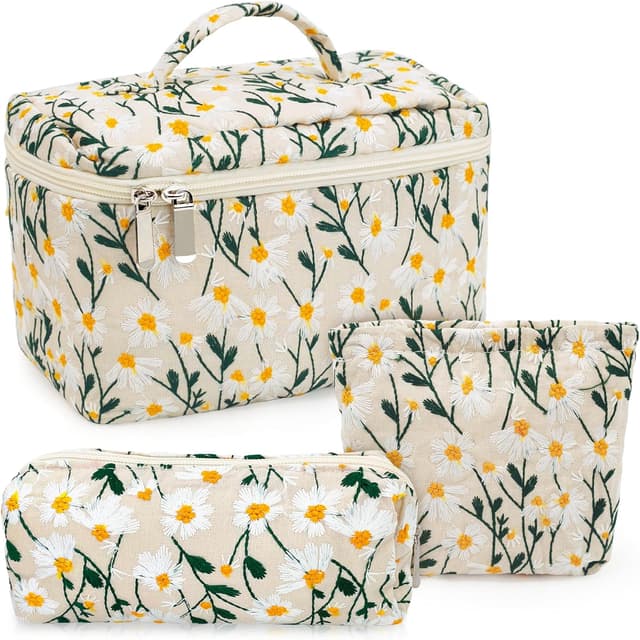 Detalle de SHEPIN 3er Set Kosmetiktasche Damen