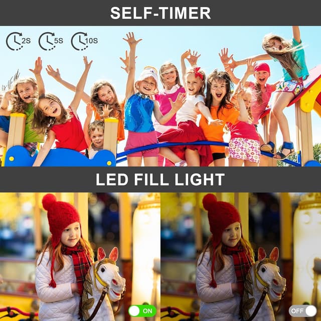 Detalle de Digital Camera 44MP 1080P compact vlogging