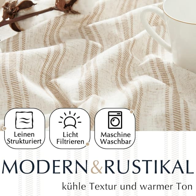 Detalle de Rideaux brise-bise Vangao 65 x 60 cm