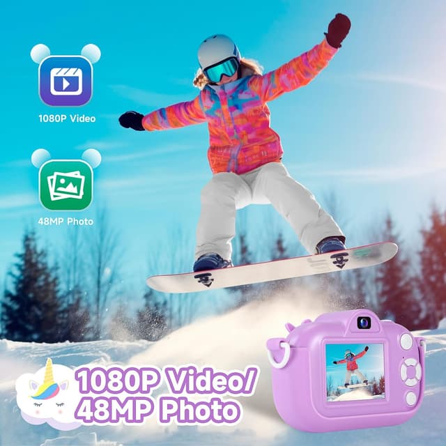 Thumbnail 5 de MAVOKIS Kids Camera 1080P with 32GB card