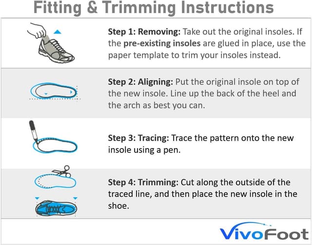 Detalle de VivoFoot Anti odour insoles for 3 pairs
