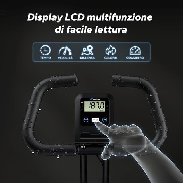 Thumbnail 4 de MERACH Cyclette Pieghevole 136 kg