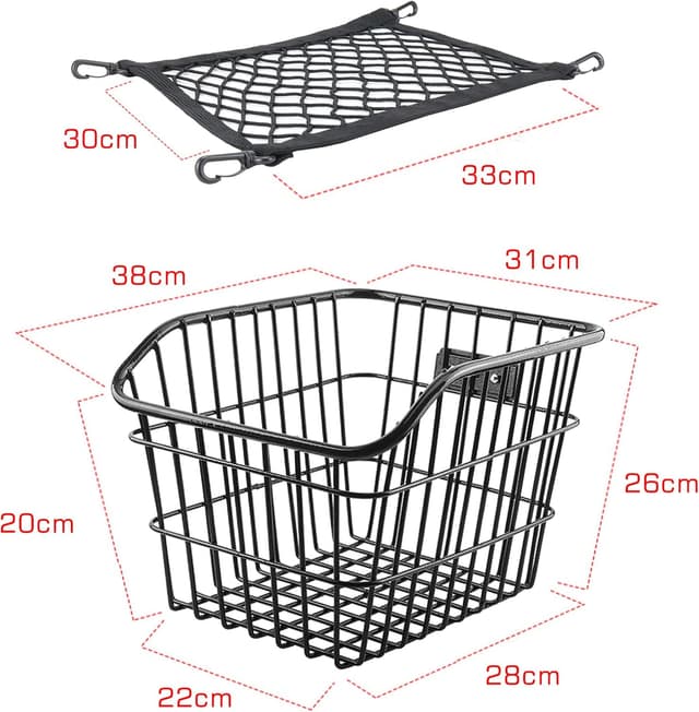 Detalle de Cestino bici posteriore 20 litri nero
