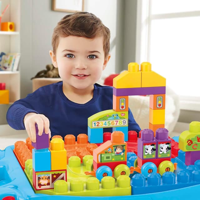 Detalle 2 de Mega Bloks BAU- und Spieltisch CNM42 mit 30 Teilen