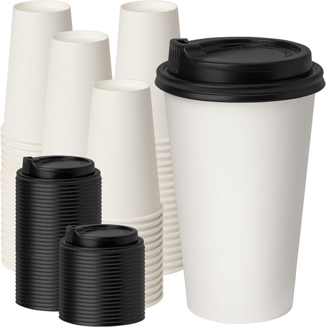 Detalle de RACETOP Coffee Cups 16 oz 100-Pack