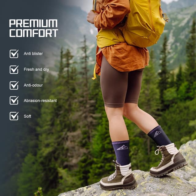 Thumbnail 6 de Hiking socks for women, 3 pairs