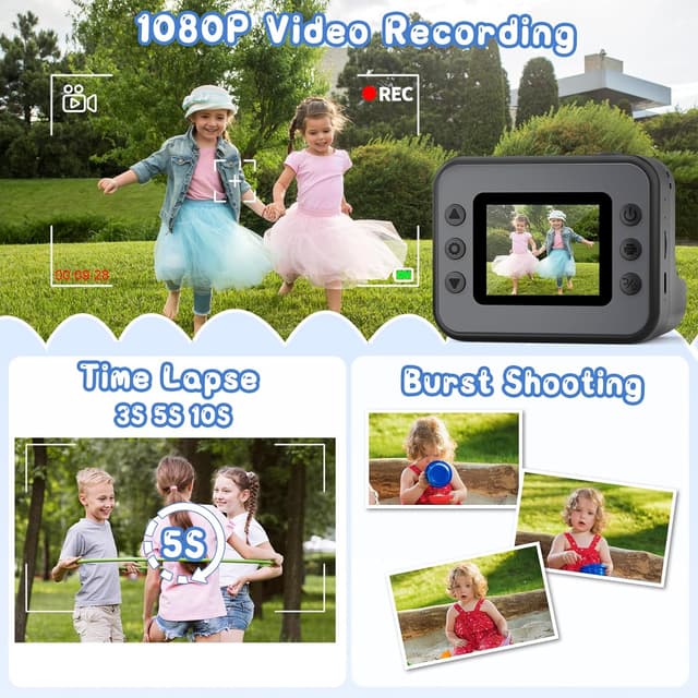 Detalle 2 de Hangrui appareil photo instantané enfant 2.4 pouces