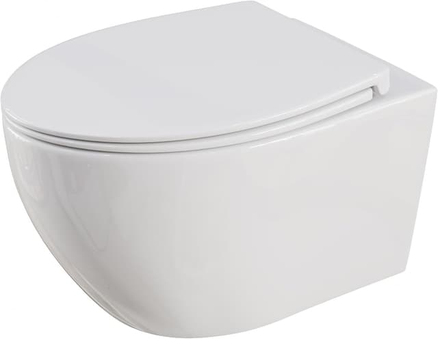 Thumbnail 2 de HOROW Wand-WC DâForm 52 cm, abnehmbarer Sitz und Absenkung đœ