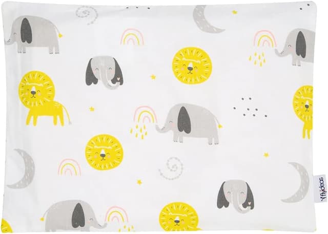 Detalle de FlyIdeas Set completo lenzuola per Next to Me Baby Animals (3 pezzi) in 100% cotone