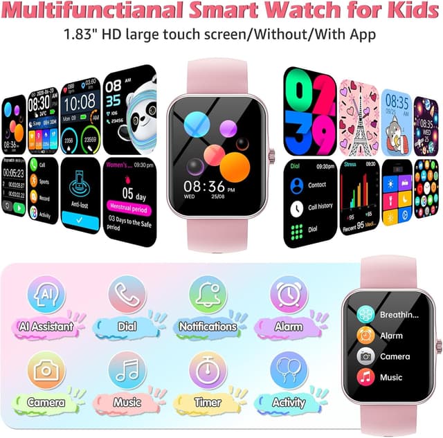 Thumbnail 5 de Orologio Smartwatch Bambini Rosa 1.8\