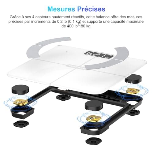 Thumbnail 2 de Bascula Digital SmartFit 180kg con App y Monitores💪
