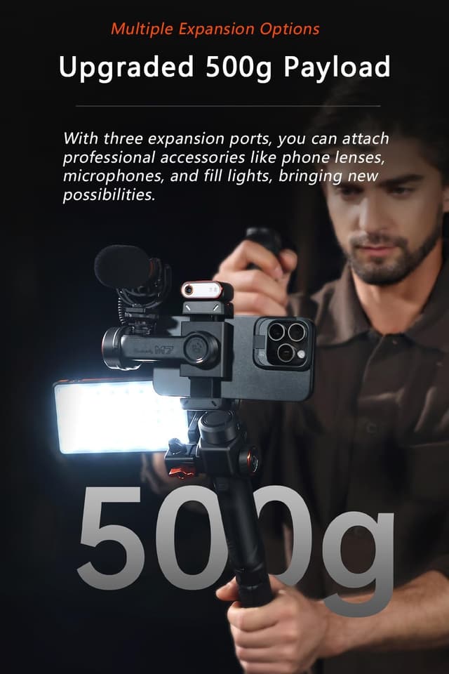 Detalle de Hohem iSteady M7 phone gimbal, 500g payload