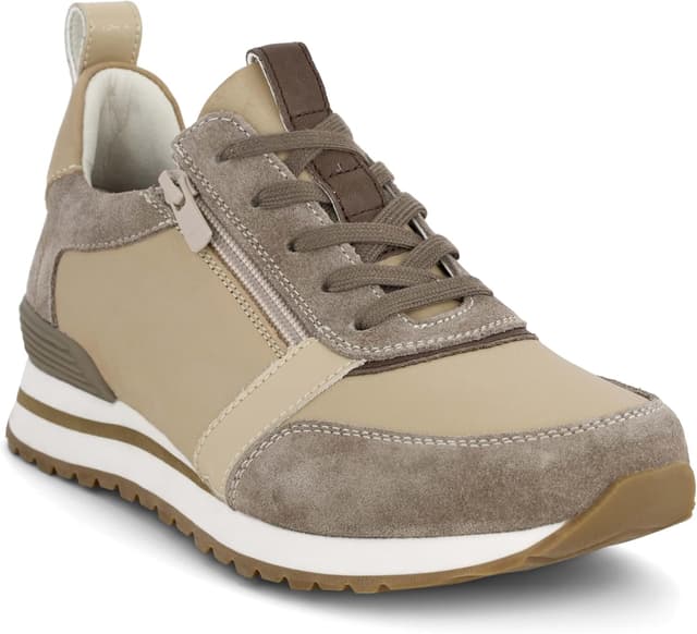 Detalle de Green Comfort Freeness Sneaker Damen mit EnergySole™ Shape Einlegesohle – Leder/Gummi-Sommerschuh mit breiter Öffnung