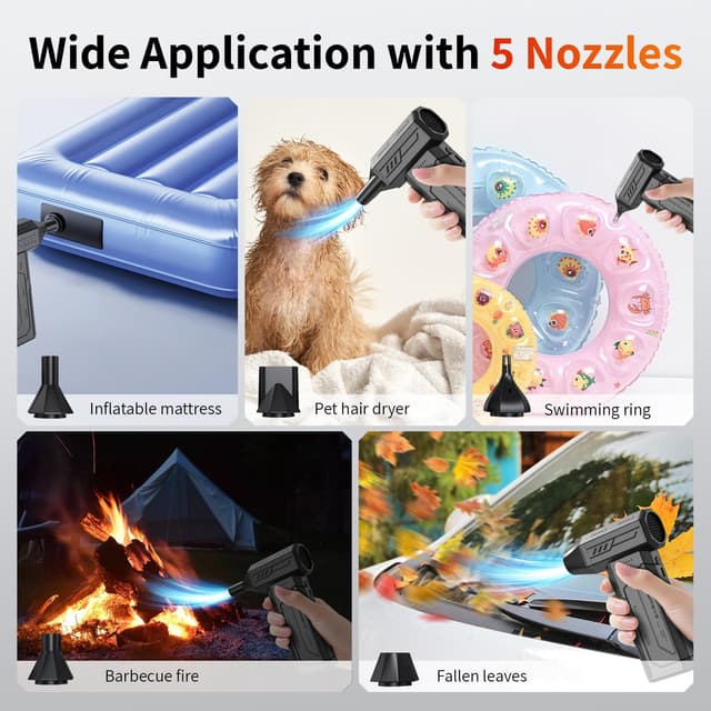 Thumbnail 4 de CAGIWIRU W20F Compressed Air Duster 130000RPM 🧹