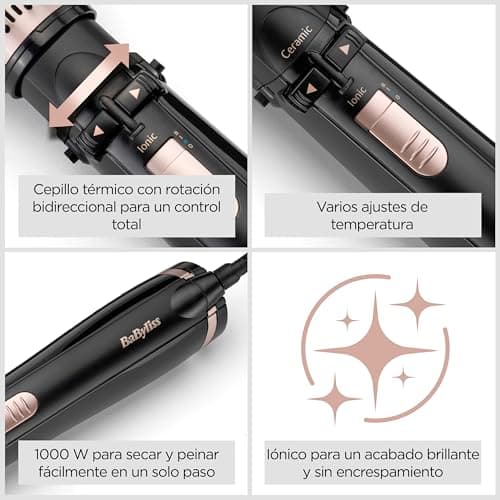 Thumbnail 6 de BaByliss AS200E cepillo rotatorio 4 accesorios ✂