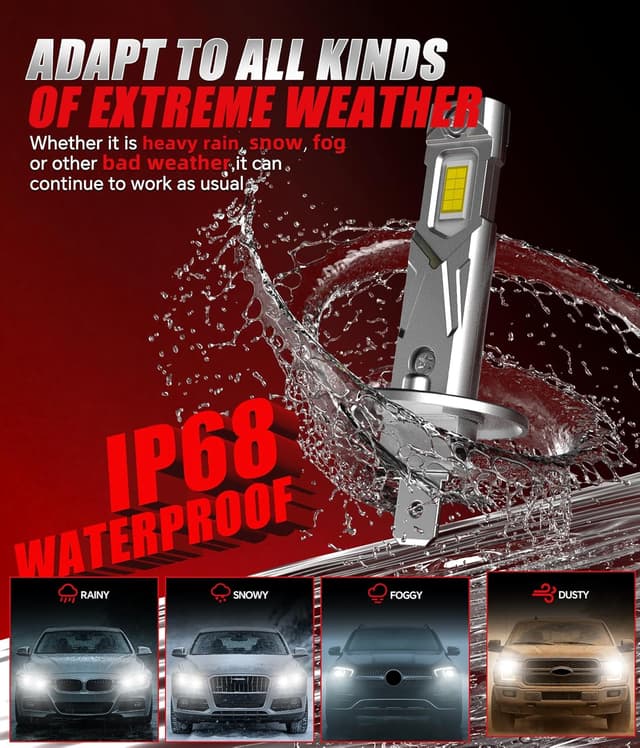 Thumbnail 4 de Tongruiting Bombillas LED H1 para coche 36000LM 110W