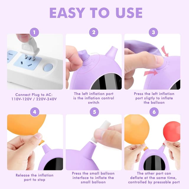 Thumbnail 5 de Pompa a Palloncino Elettrico 600 W 🎈