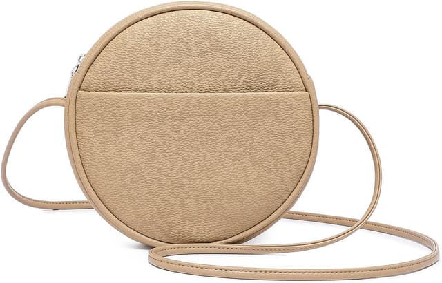 Detalle de YONBEN Sac à bandoulière Circle pour femme en nylon, fermeture éclair et bretelles réglables