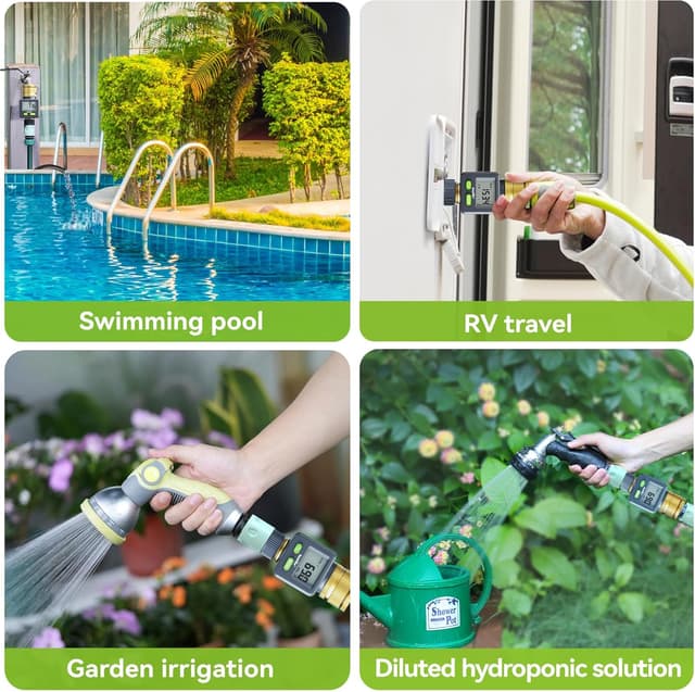 Thumbnail 8 de RAINPOINT Medidor de Agua con Latón y 4 Modos de Control 💧