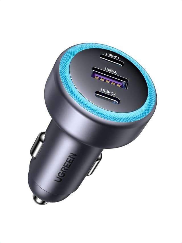Imagen de UGREEN 3-Port Car Charger PD 30W USB-C en OfertitasTOP