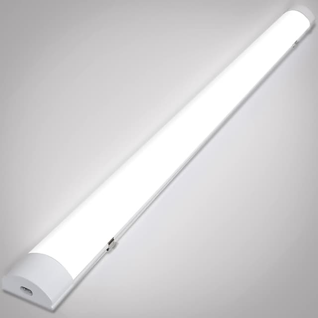 Detalle de Gimisgu Néon LED 120 cm 36 W 3060 lm, réglette blanc neutre 4000 K (IP65) pour garage, atelier et pièces humides