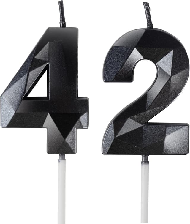 Detalle de 75th Birthday Candles Number 75 Gold Cake Topper Candles (2-piece set)