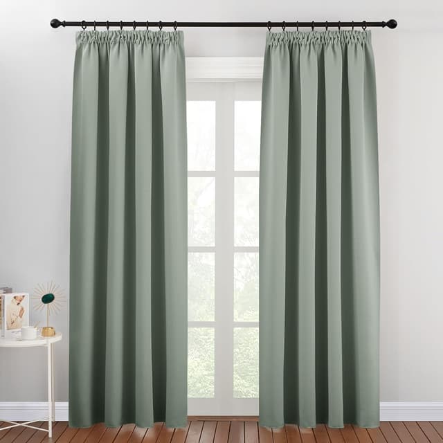 Detalle 2 de PONY DANCE Vorhänge 2er Set H 210 x B 140 cm Salbeigrün