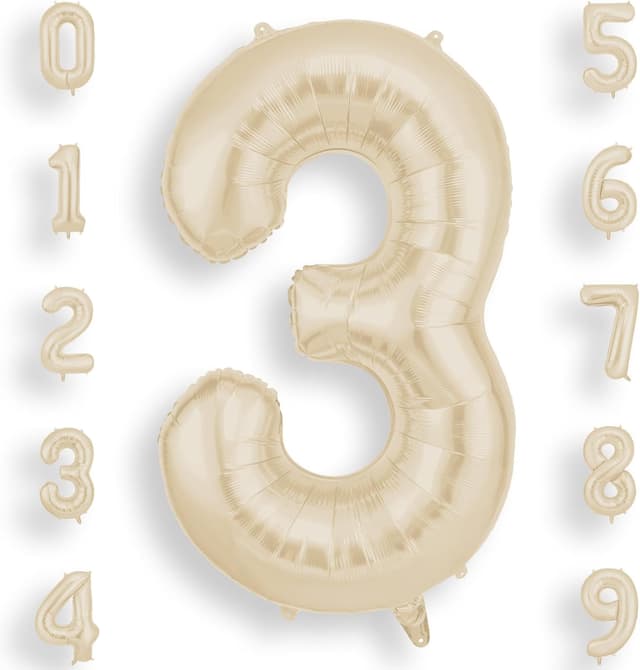 Thumbnail 6 de AOOSU Ballon Chiffre 0 Violet Crémeux 101 cm