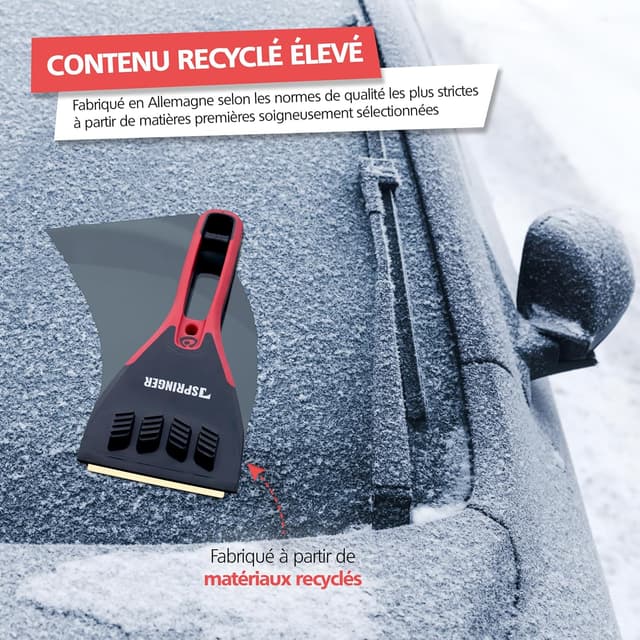 Detalle 2 de SPRINGER ZX2000 : grattoir à neige avec lame en laiton et fonction de rabotage