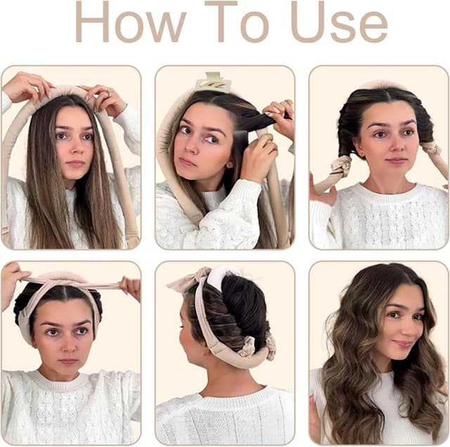 Detalle de Fascia arricciacapelli senza calore 5 pz