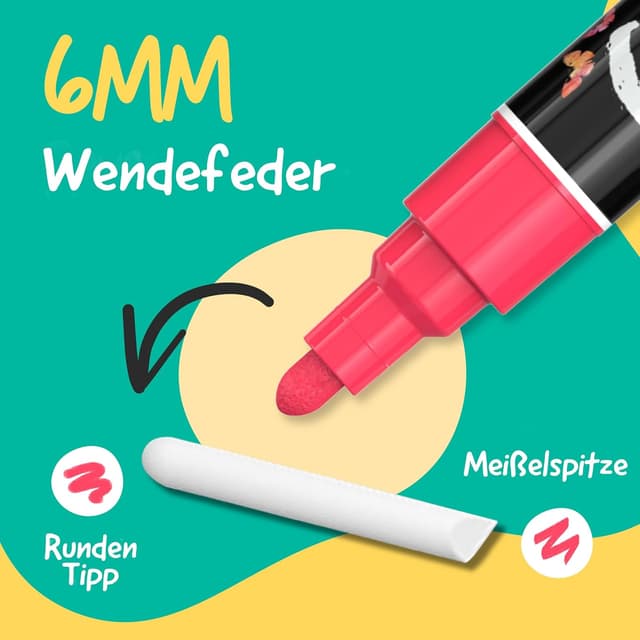 Thumbnail 2 de Chalkola 10 Kreidestifte 10 Stk