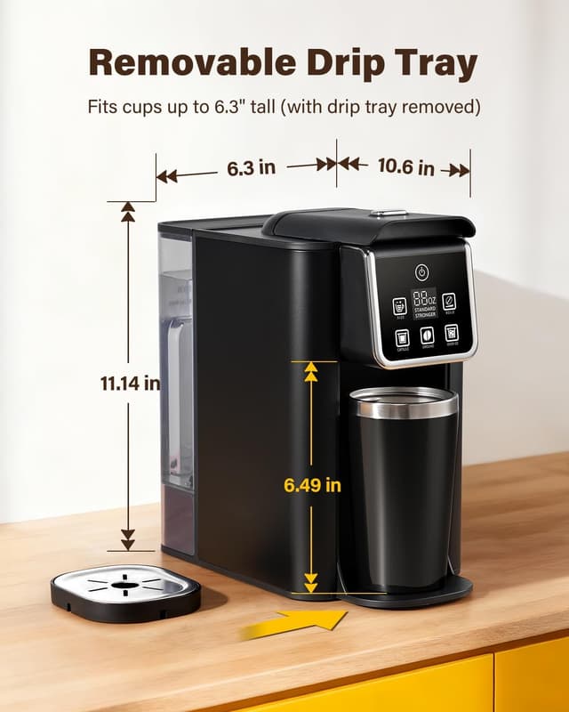 Thumbnail 6 de SHARDOR Single Serve Coffee Maker 50 oz