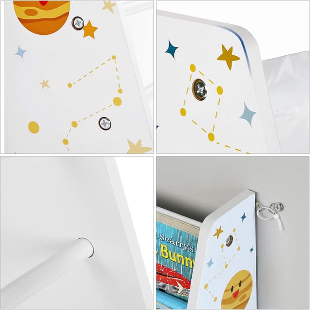 Thumbnail 4 de Songmics Libreria Bambini GKR72WT 62,5x28x60 cm