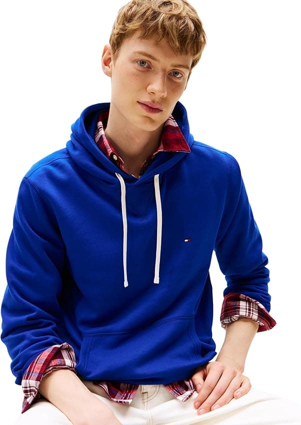Detalle 1 de Tommy Hilfiger Hoodie Seasonal Fleece azul L