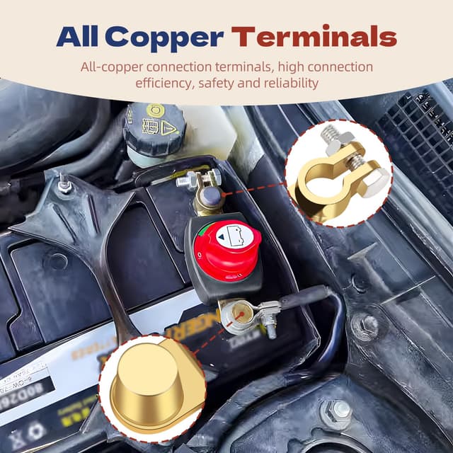 Detalle 2 de Batterie-Trennschalter 275 A 12V 24V