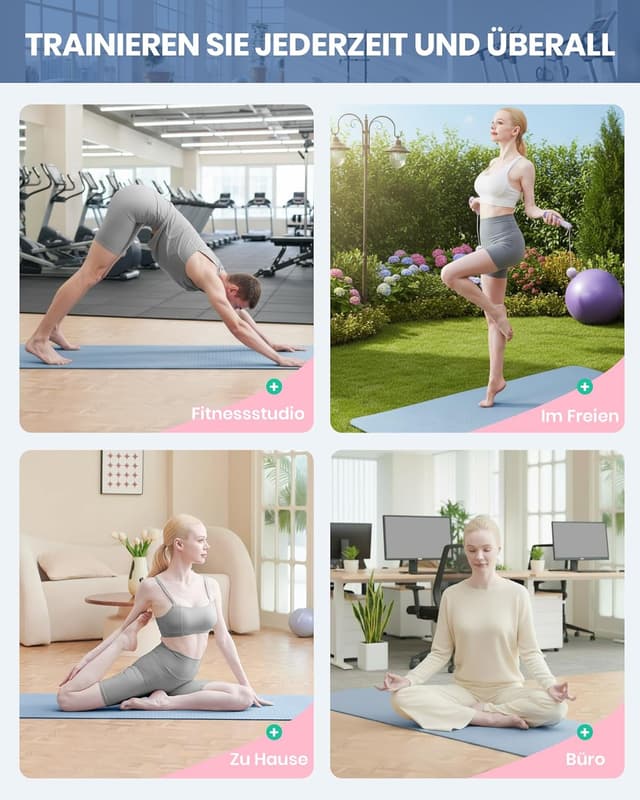 Thumbnail 5 de Oak & Tea Yoga Mat Esterilla 183x61 cm 6 mm