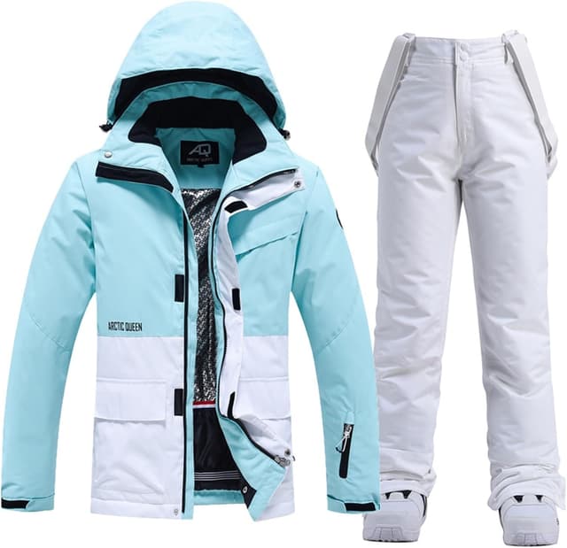 Thumbnail 6 de HOTIAN Damen Ski Jacke und Hose 2‑Teile Set Skianzug
